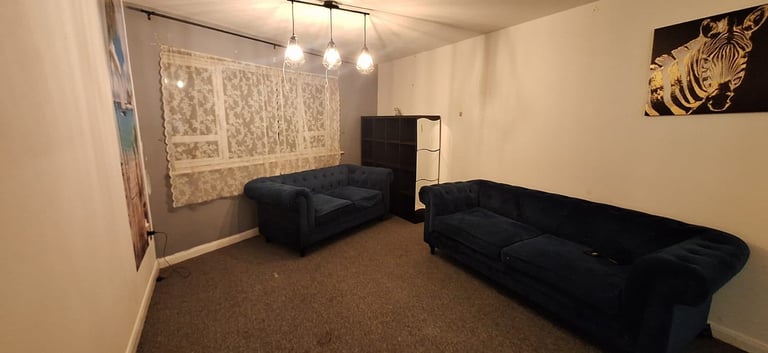 1 bed flat to let on groundfloor fully furnished