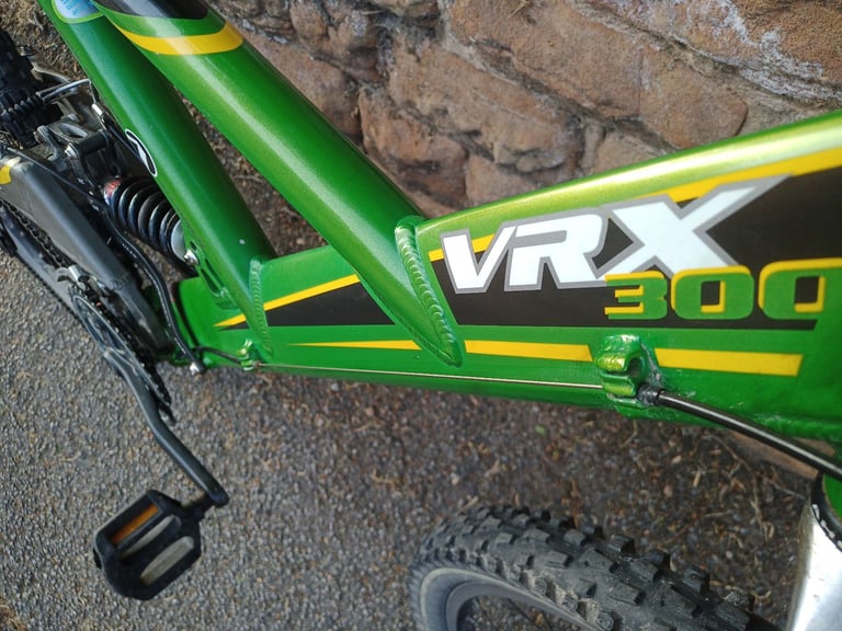 Trek VRX300 26er Large Vintage Retro Mountain Bike Full Suspension Light Weight XT