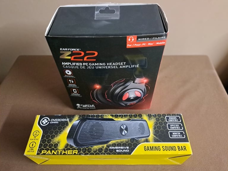 Turtle Beach Ear Force Z22 Amplified Wired Gaming Headset & Panther Gaming  Sound Bar | in Sandiacre, Nottinghamshire | Gumtree