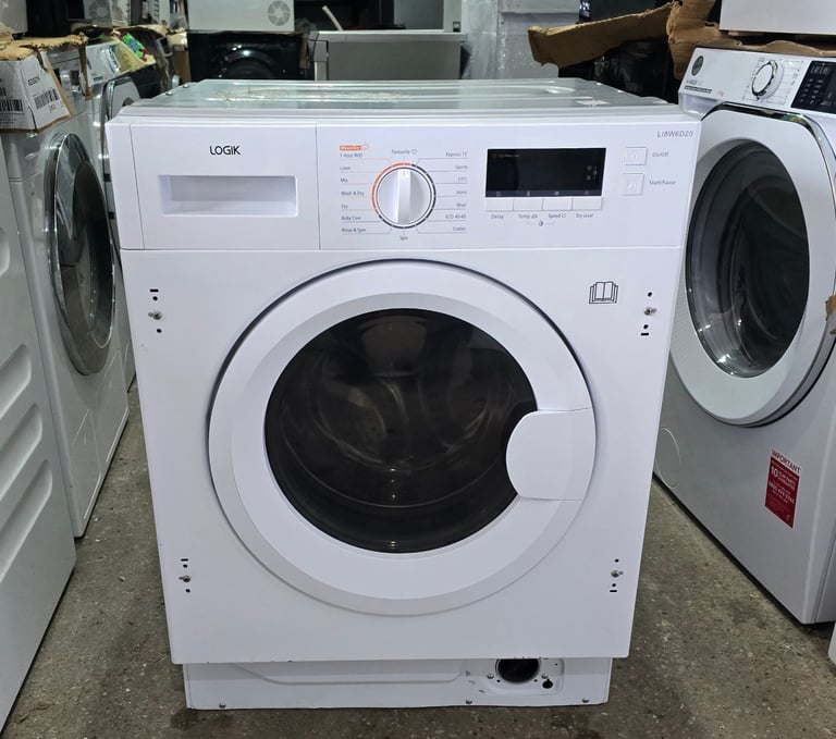 Logik Integrated Washer Dryer 8kg - Free local delivery