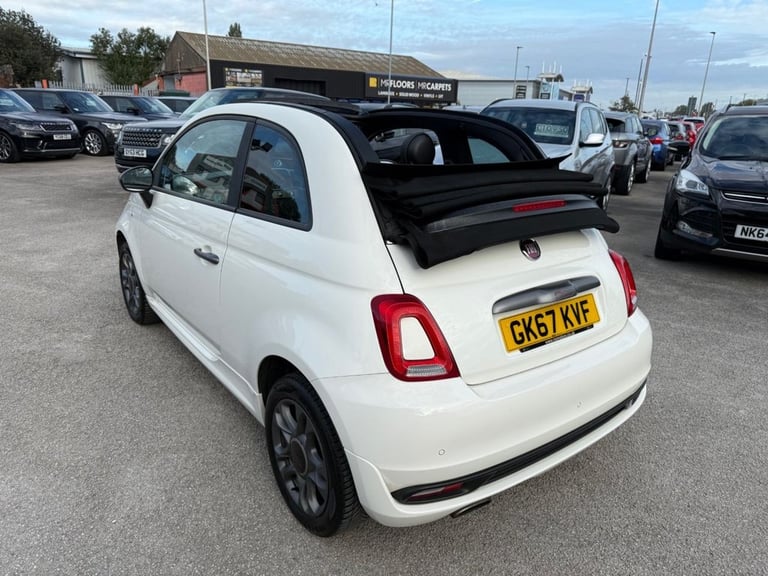 2017 Fiat 500C 1.2 S Convertible 2dr Petrol Manual Euro 6-2 OWNER CAR-HALF LEATHER UPHOLST Conver...