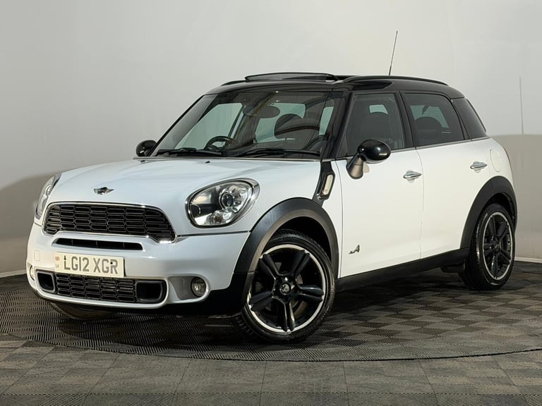 STUNNING WHITE 2012 MINI COUNTRYMAN COOPER SD 2.0 DIESEL AUTOMATIC ALL4 4WD SUV