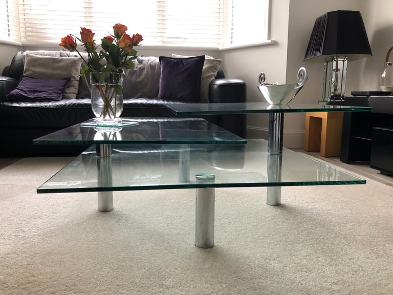 Glass Square Coffee Table