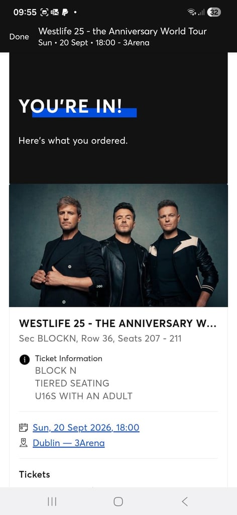image for Westlife tickets for sale
