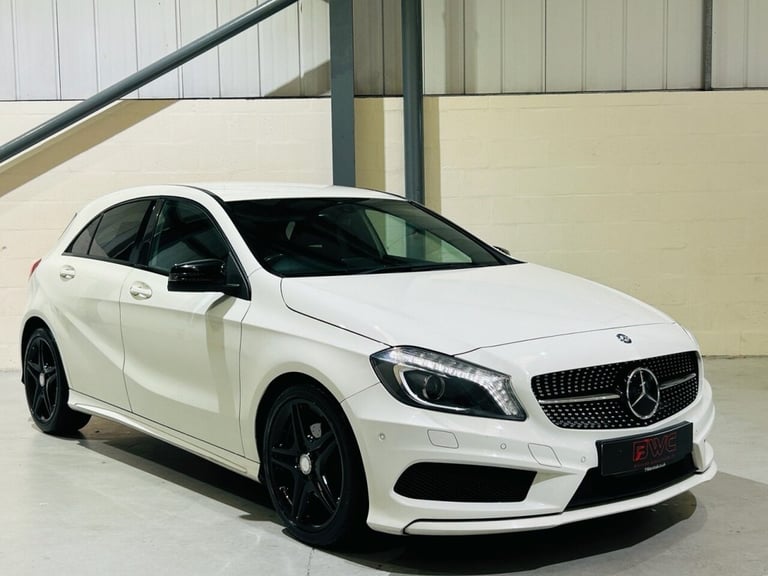 2015 65 MERCEDES-BENZ A-CLASS A200 CDI AMG NIGHT EDITION HATCH DIESEL WHITE 2015