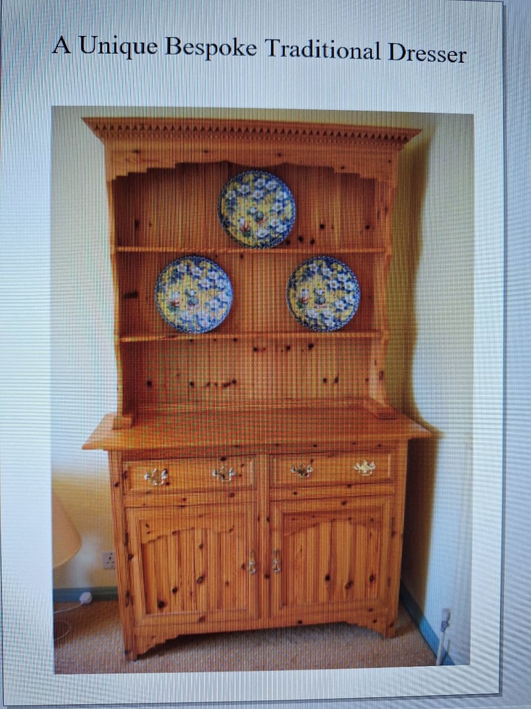 image for Unique Handmade Traditional Dresser