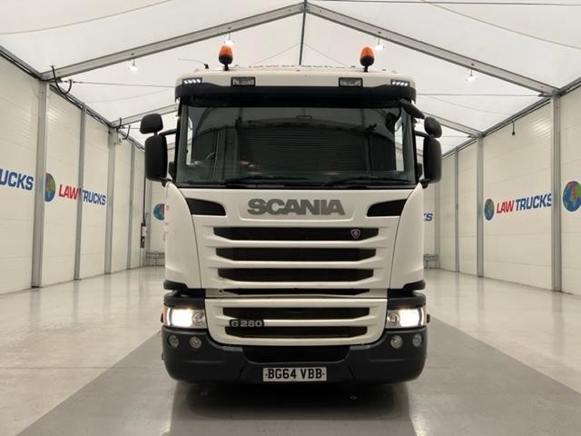 Scania G280 6x2 10 Tyre Rear Lift Sleeper Cab Flatbed Manual