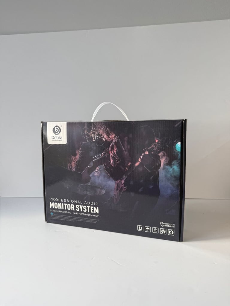 image for In Ear Monitor System With Transmitter and 2 Receivers