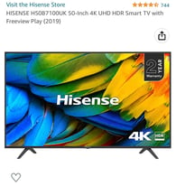HISENSE H50B7100UK 50-Inch 4K