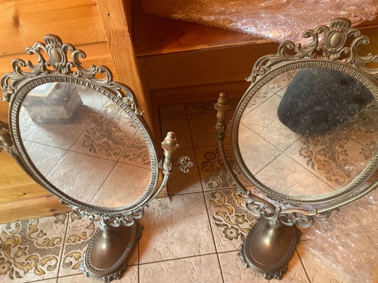 Pair of antique mirrors