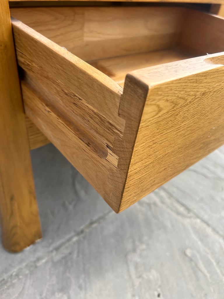 Rustic Solid Oak (Double-Sided) Coffee Table - Great Condition 