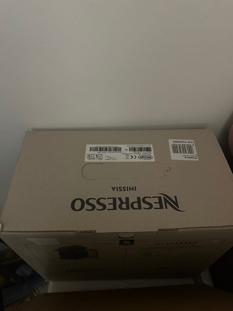 Brand New Nespresso Inissia Coffee Machine – Unboxed, Unused