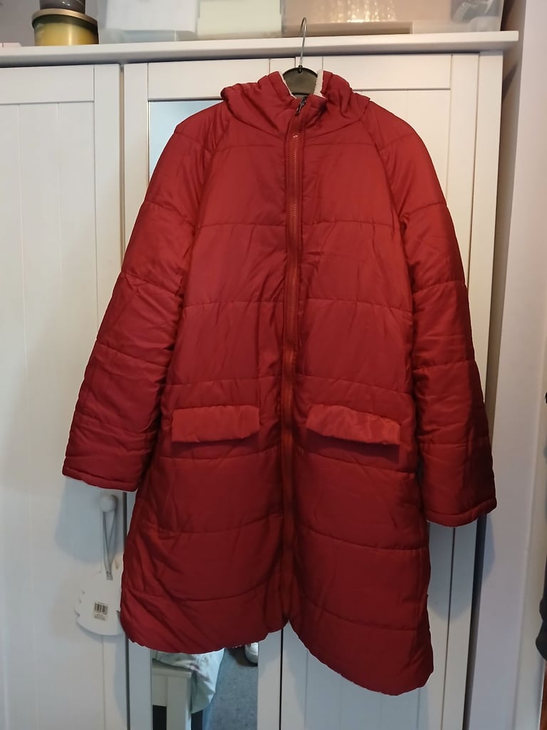image for Long padded coat size L