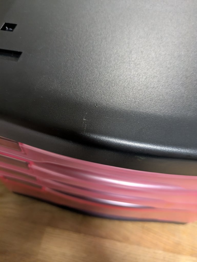 Metro pink and black A4 desktop storage drawers  organiser drawers filing craft etc  