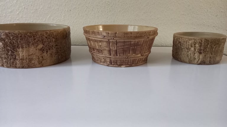 3 x hillstonia bowls