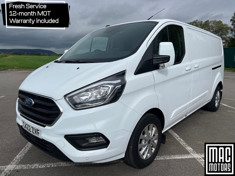 2022 Ford Transit Custom 2.0 EcoBlue 130ps Low Roof Limited Van PANEL VAN DIESEL Manual