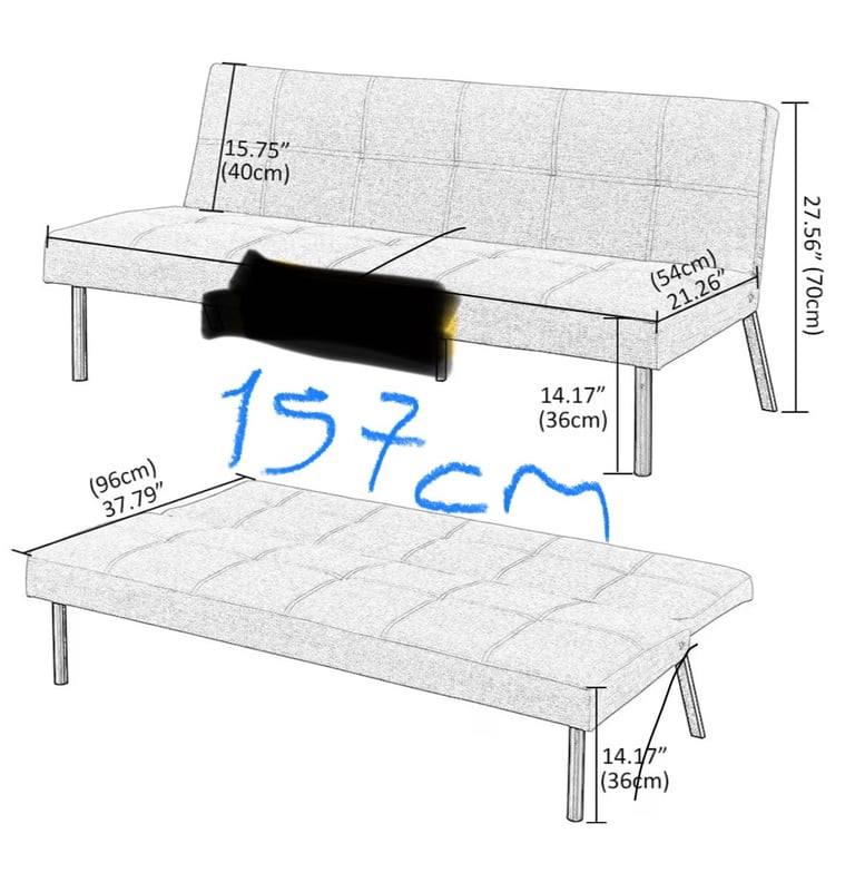 Brand new sofa bed