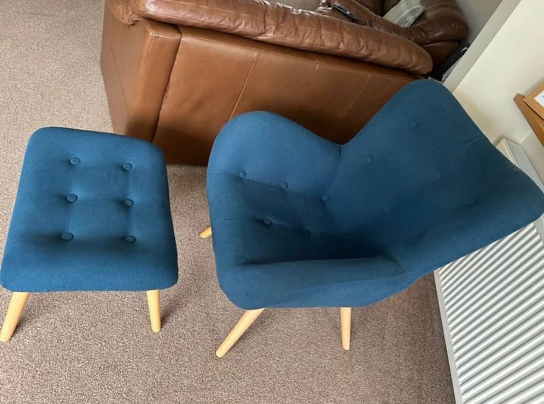 Chair and Footstool