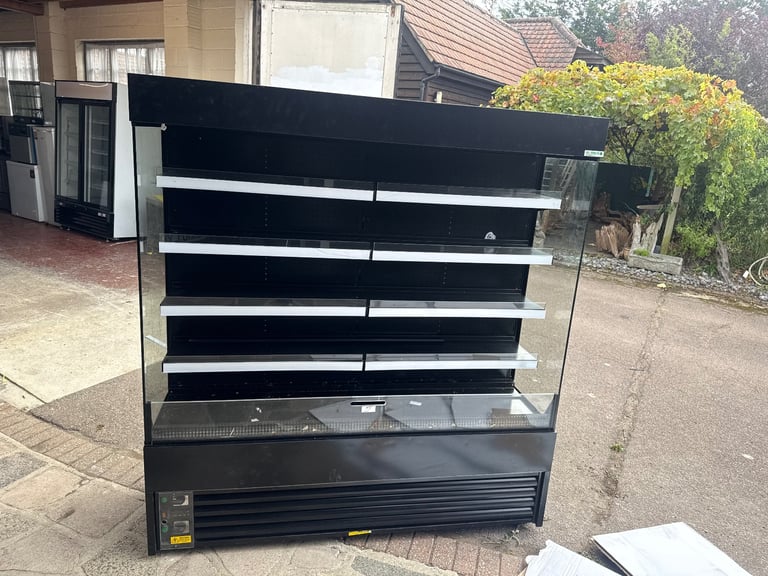 Display Fridge open front like new cafe supermarket takeaway 