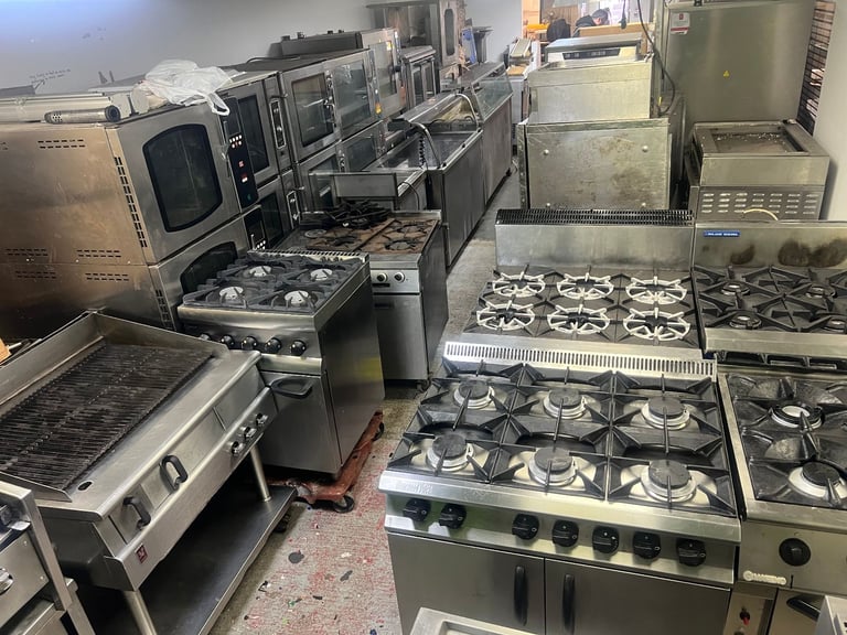 FALCON GAS 6 BURNER COOKER UNDER OVEN CATERING COMMERCIAL KITCHEN FAST FOOD TAKE AWAY SHOP 