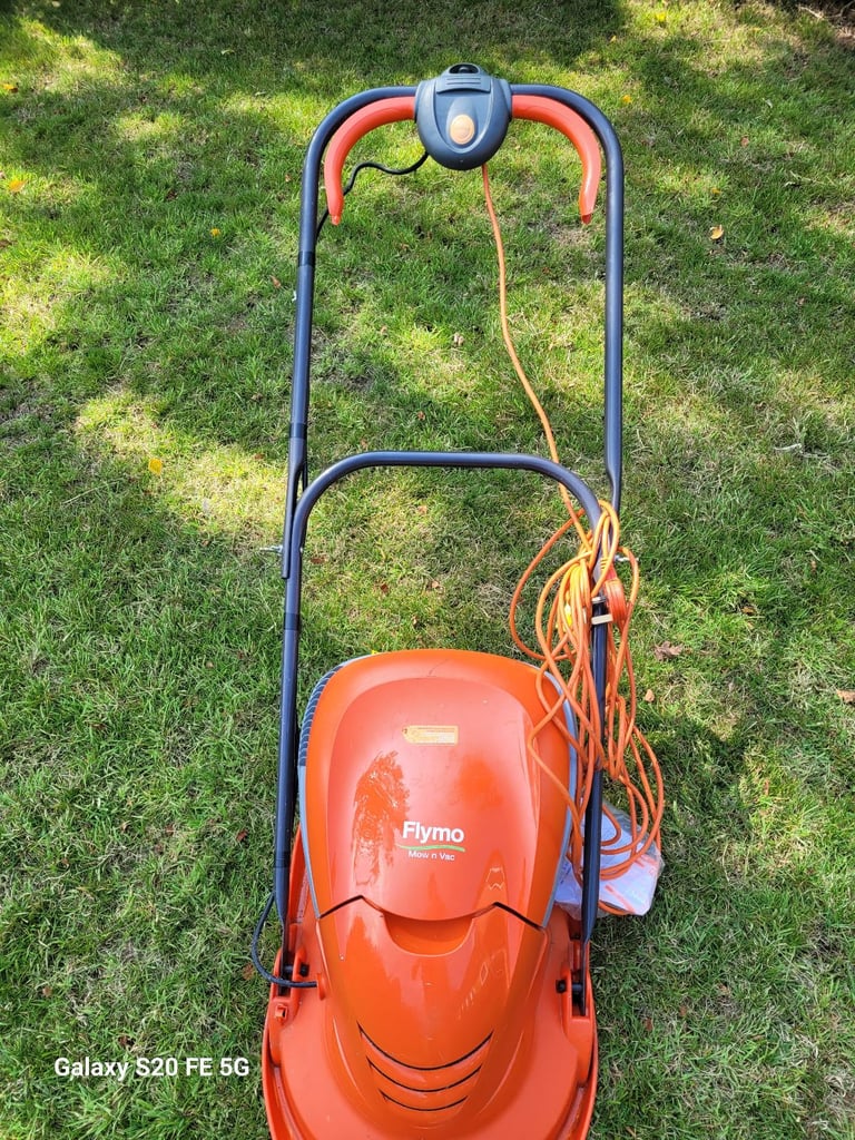 FLYMO MOW N VAC 28 SMALL GARDEN MOWER INSTRUCTIONS NEW BLADES + SPARES