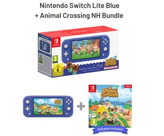 image for NINTENDO SWITCH LITE CONSOLE  ANIMAL CROSSING NEW HORIZONS EDITION