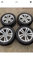 Audio Q7 s line genuine 20 inch Good year wheels and tyres.