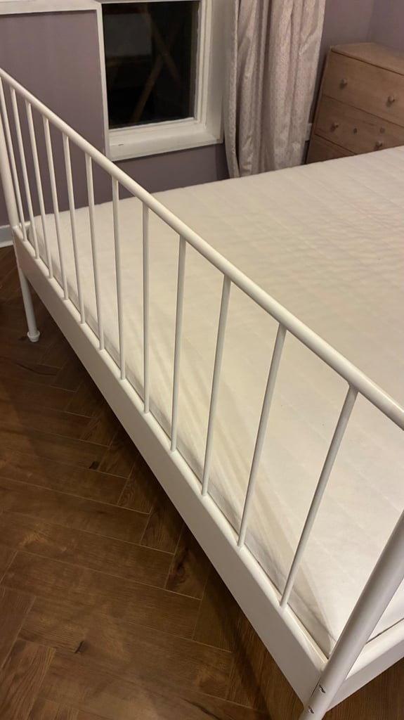 Ikea metal bed frame 