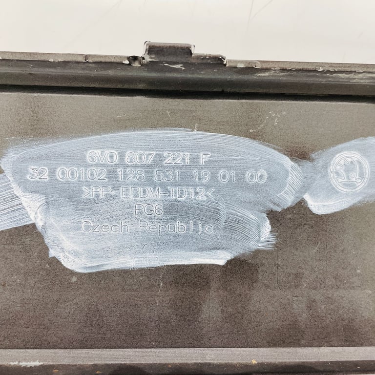 Skoda Fabia Front Bumper Genuine Black Mk3 Face Lift 2018 - 2022 [ao93]