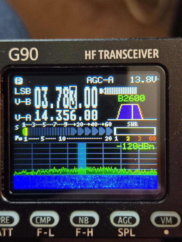Xeigu G-90 HF SDR Transceiver amateur radio.