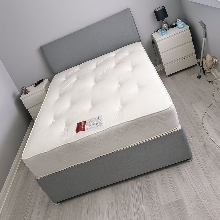 image for Luxury Divan Bed with Modern Upholstery and Practical Underbed Storage Drawers