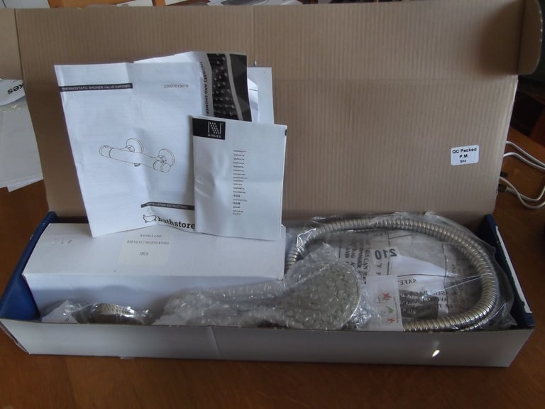 image for Never installed chrome Triton thermostatic bar mixer shower