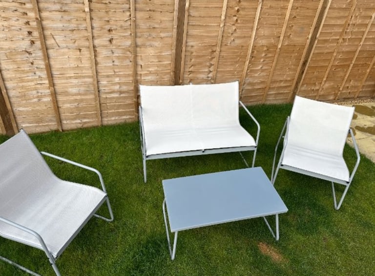 Grey 4 piece garden furniture - The Range 