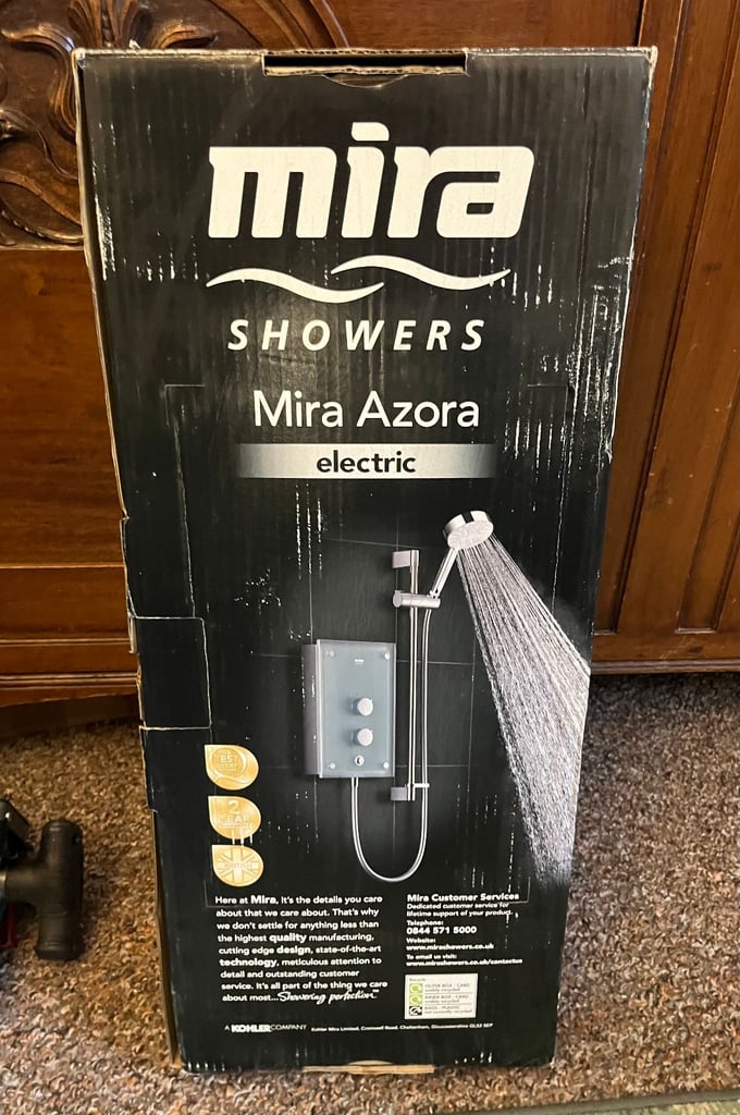 New Mira Showers Azora Electric Shower 9.8 KW Electric Shower