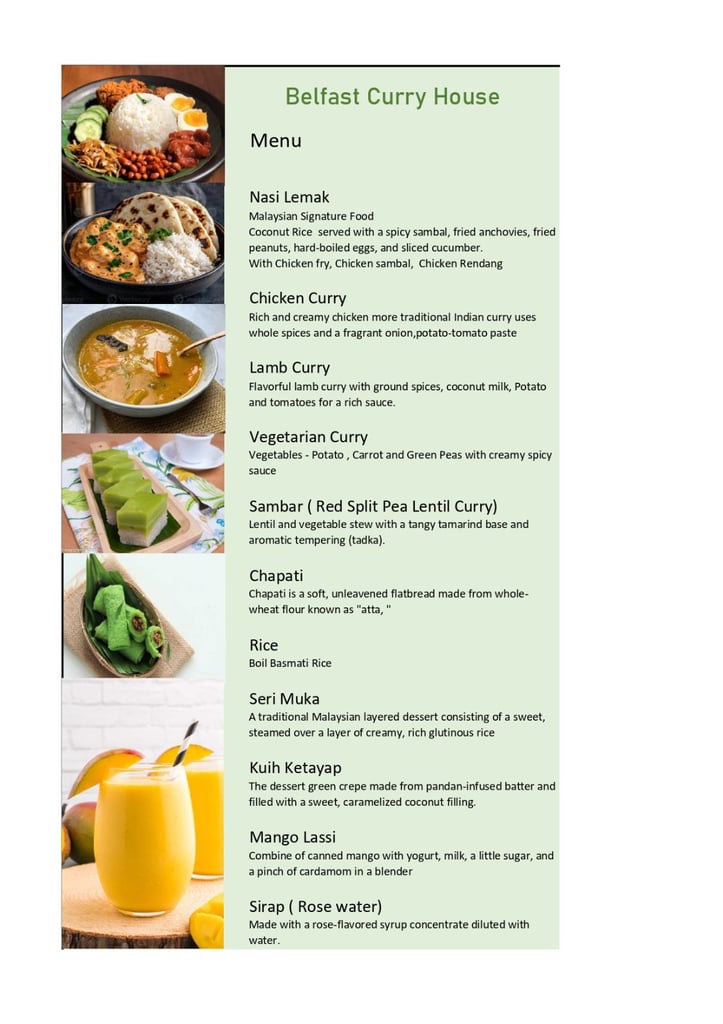 Authentic Indian & Malaysian Catering in Belfast