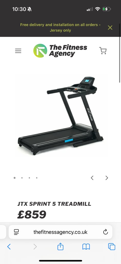 image for JTX sprint 5 treadmill. 