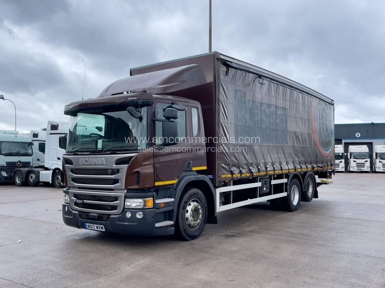 2017 (17) SCANIA P280 6X2 TAG CURTAINSIDE