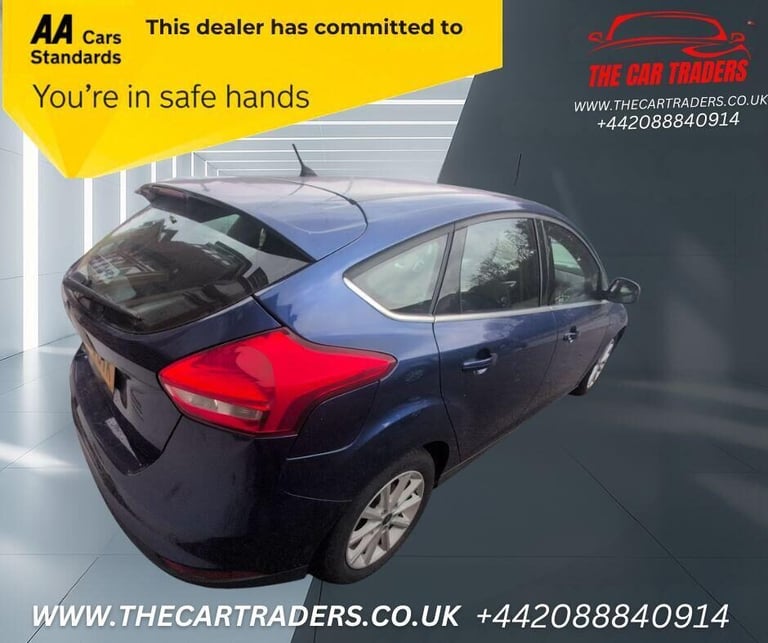 2015 Ford Focus 1.6 125 Titanium 5dr Powershift HATCHBACK PETROL Automatic