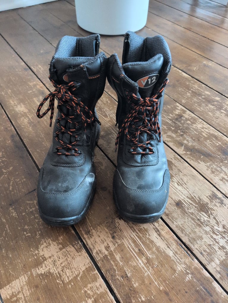 Steel toe cap boots
