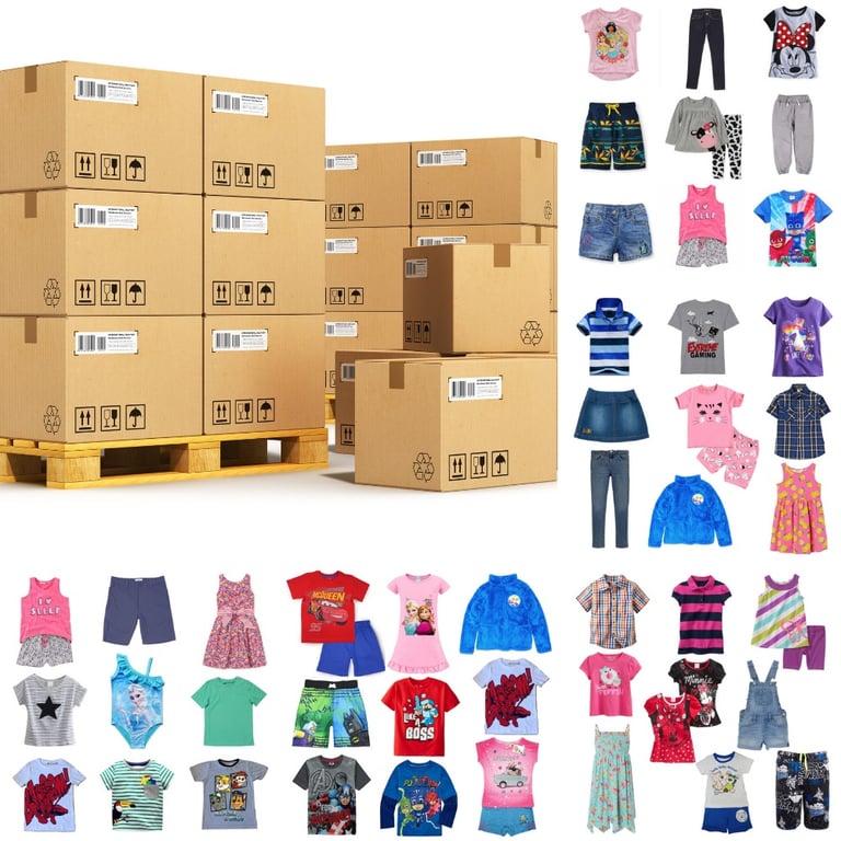 Wholesale Kid's clothing parcels available for Resellers
