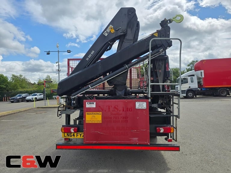 2014 (64) DAF FA LF 250 4x2 18 Ton Flatbed Crane - 219000kms