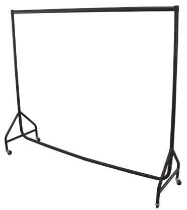 image for Black Heavy Duty Clothes Rail