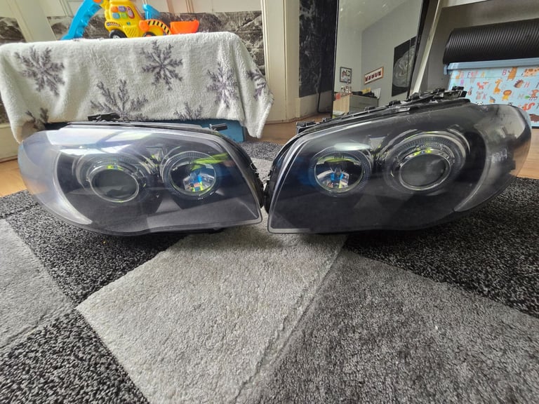 image for BMW 1 SERIES E82 E87 E81 E88 DEPO LED ANGEL HEADLGHTS HEADLAMPS Breaking Parts