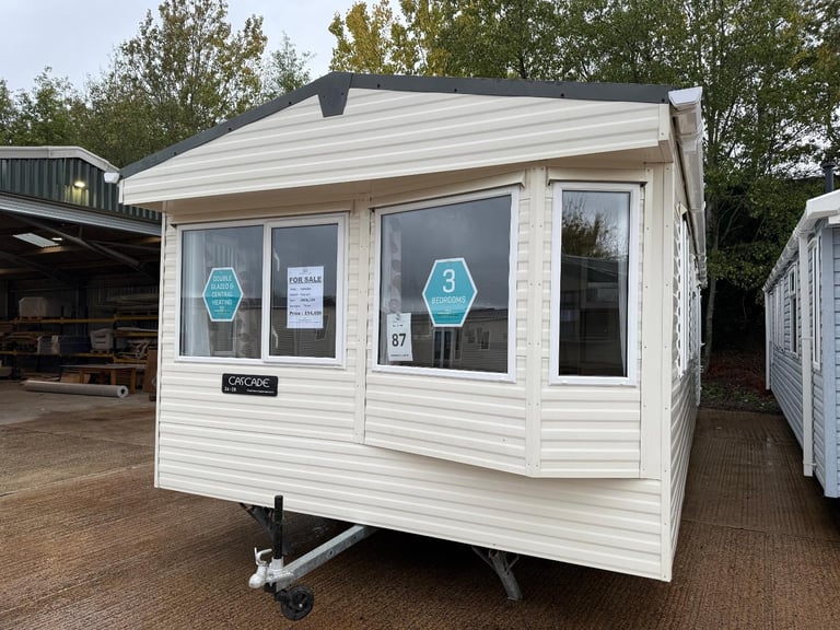 3 Bed Carnaby Static Caravan - DG, CH, New Carpet - Offsite Sale - Private Land