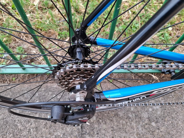 Carrera Zelos Ltd Road Bike Size M Black & Blue 21" Frame, 14 Speed, 700C Wheels