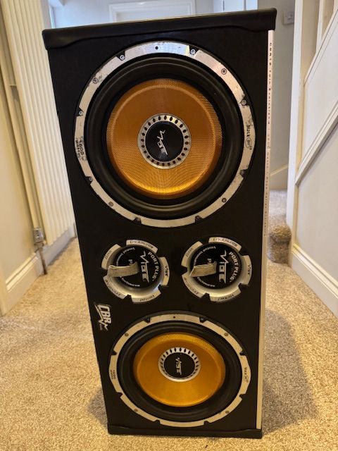 image for Vibe evolution black air twin subwoofer 3200w