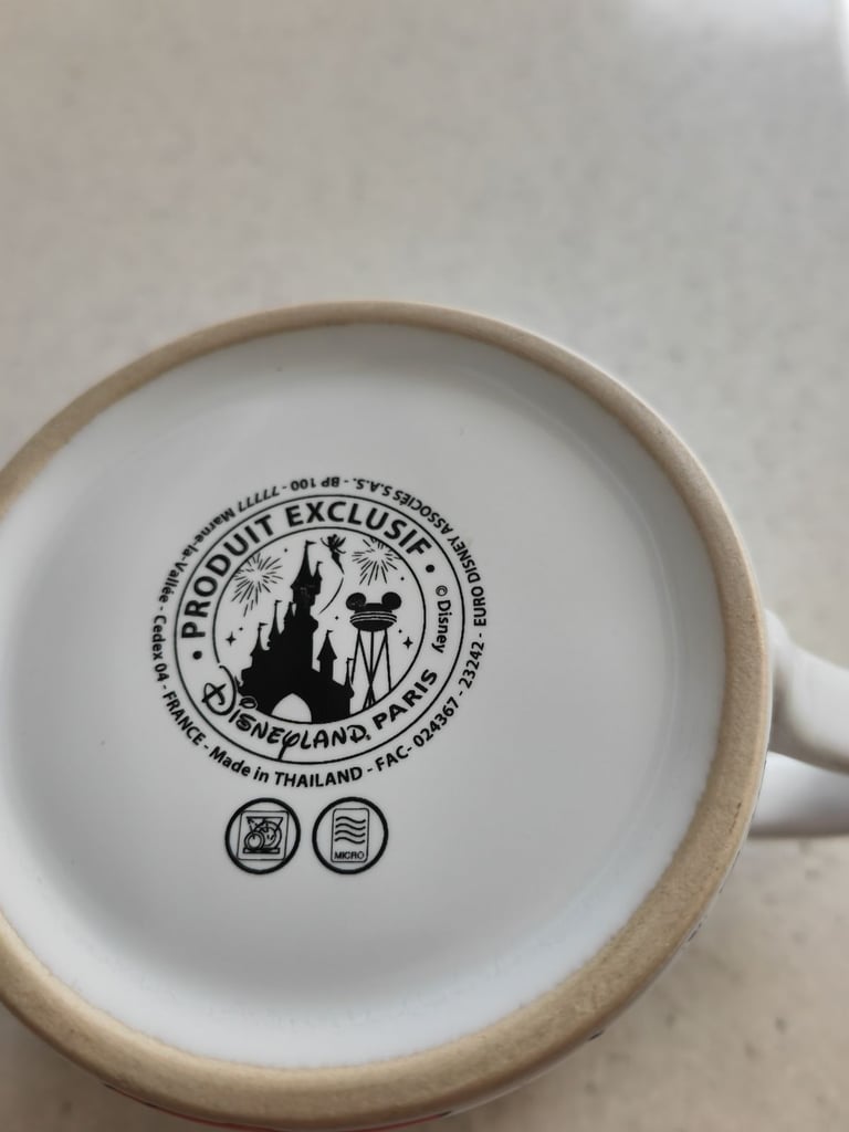 Disneyland Paris Mickey Mouse mug. 