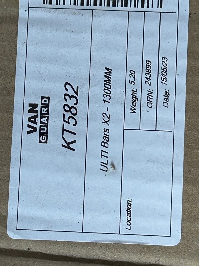 Ford connect van guard roof rack 