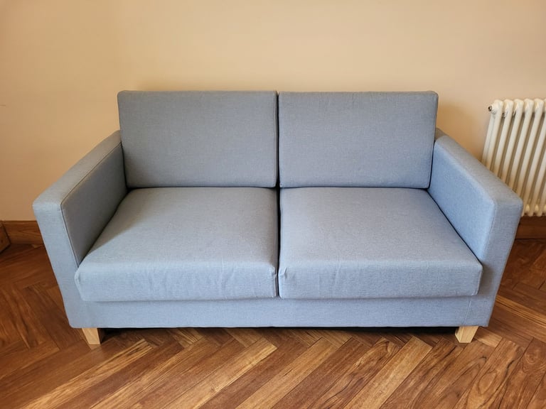 Habitat Rosie Fabric 2 Seater Sofa Bed - Pale Blue