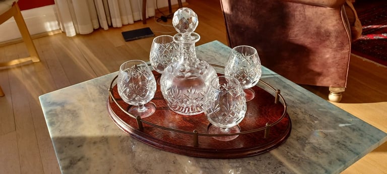 image for Royal Doulton crystal decanter set